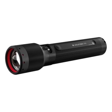 Ledlenser P7R - Torcia ricaricabile a LED dimmerabile LED/4600 mAh IP68 2000 lm 80 h nera