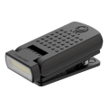 Ledlenser W1R - Torcia da lavoro ricaricabile a LED dimmerabile con clip, 740 mAh, IP54, 220 lm