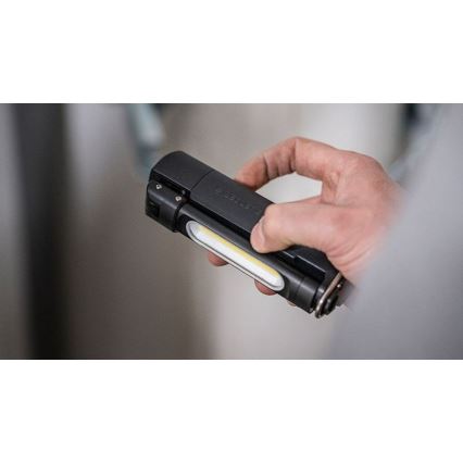 Ledlenser W6R - Torcia da lavoro ricaricabile dimmerabile a LED, batteria 2500 mAh, IP54, 500 lm, 10 h