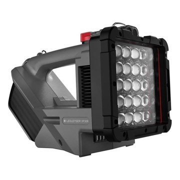 Ledlenser XP30R - dimmbare, wiederaufladbare LED-Taschenlampe, 5000 mAh, IP54, 32000 lm, 16 h, grau