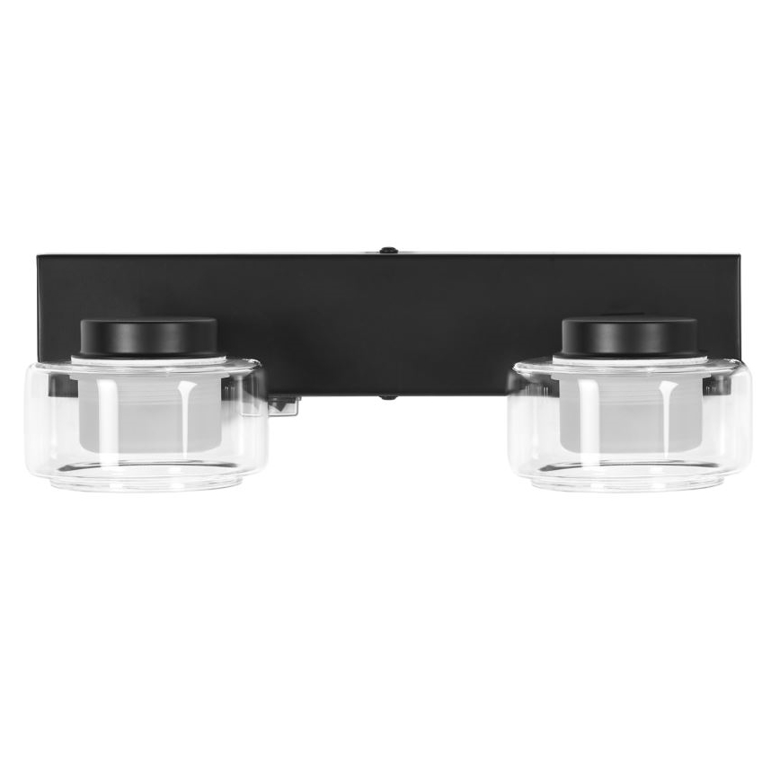 Ledvance - Applique a LED da bagno ORBIS FLAME 2xLED/5,5W/230V 3000/4000K IP44 nero
