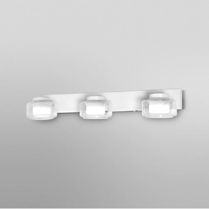 Ledvance - Applique a LED da bagno ORBIS FLAME 3xLED/5,5W/230V 3000/4000K IP44 bianco