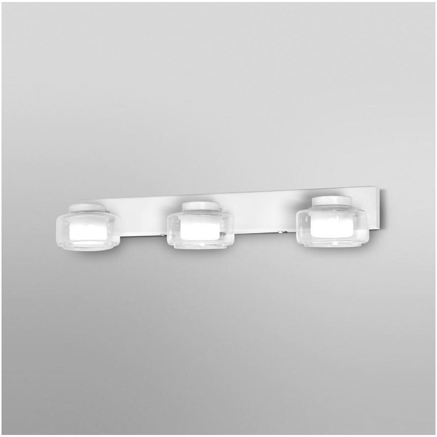 Ledvance - Applique a LED da bagno ORBIS FLAME 3xLED/5,5W/230V 3000/4000K IP44 bianco
