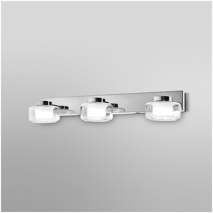 Ledvance-Applique a LED da bagno ORBIS FLAME 3xLED/5,5W/230V IP44 cromo