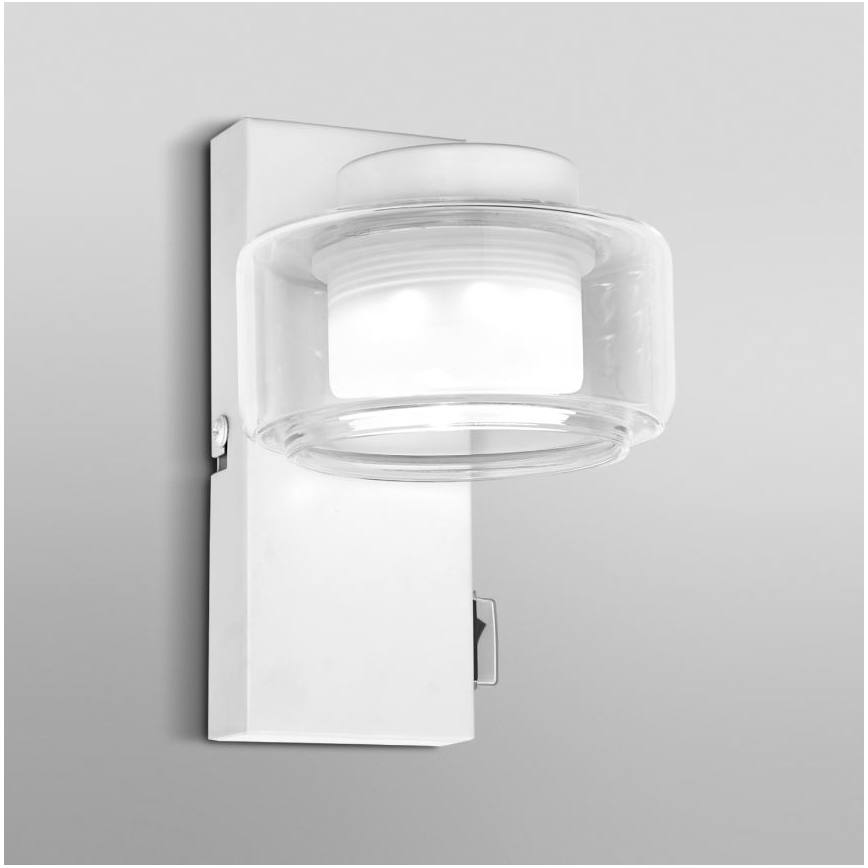 Ledvance - Applique a LED da bagno ORBIS FLAME LED/5,5W/230V 3000/4000K IP44 bianco