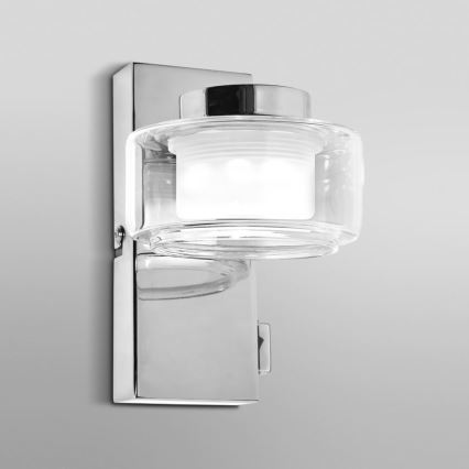 Ledvance - Applique a LED da bagno ORBIS FLAME LED/5,5W/230V 3000/4000K IP44 cromo