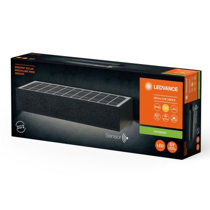 Ledvance - LED Applique solare con sensore di movimento e crepuscolare ENDURA SOLAR LED/6W/4,2V 3000 mAh IP65