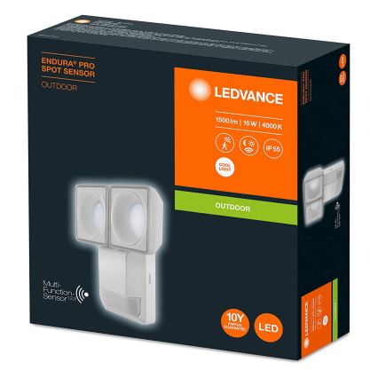 Ledvance - Applique da esterno a LED con sensore SPOT 2xLED/8W/230V IP55