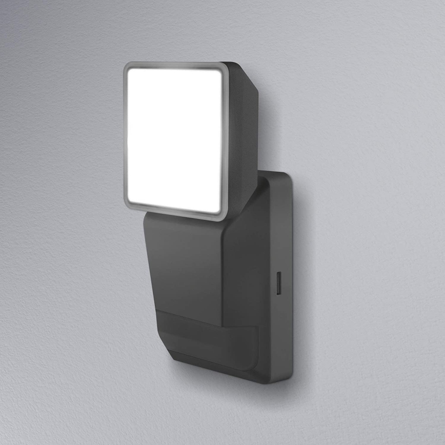 Ledvance - Applique da esterno a LED con sensore  SPOT LED/8W/230V IP55 nera