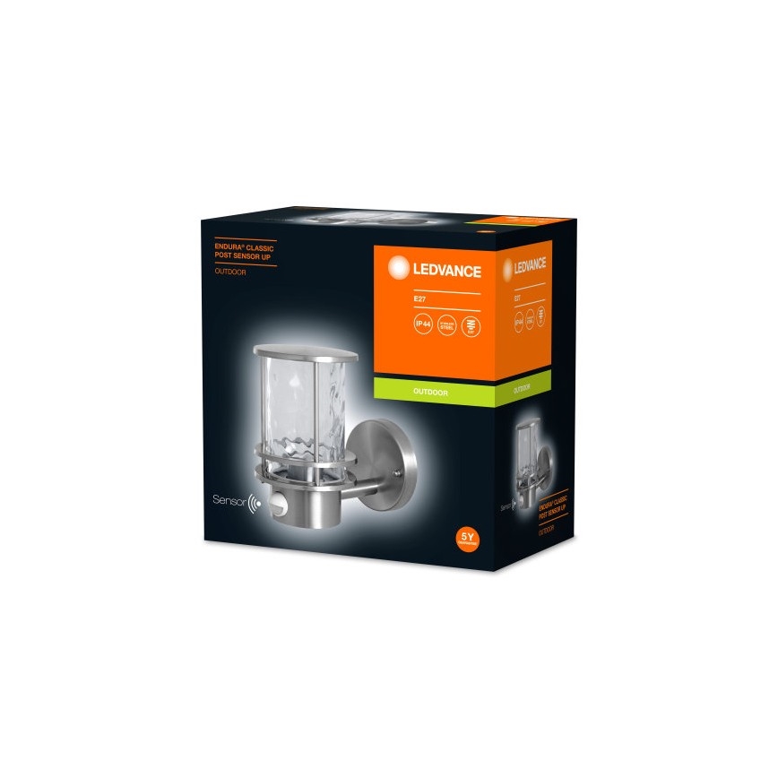 Ledvance - Applique da esterno con sensore ENDURA 1xE27/60W/230V IP44