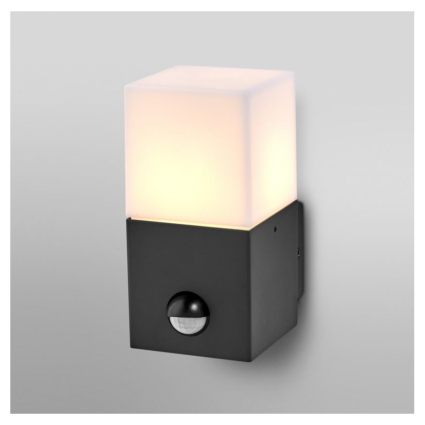 Ledvance - Applique da esterno con sensore FIGO SQUARE 1xE27/20W/230V