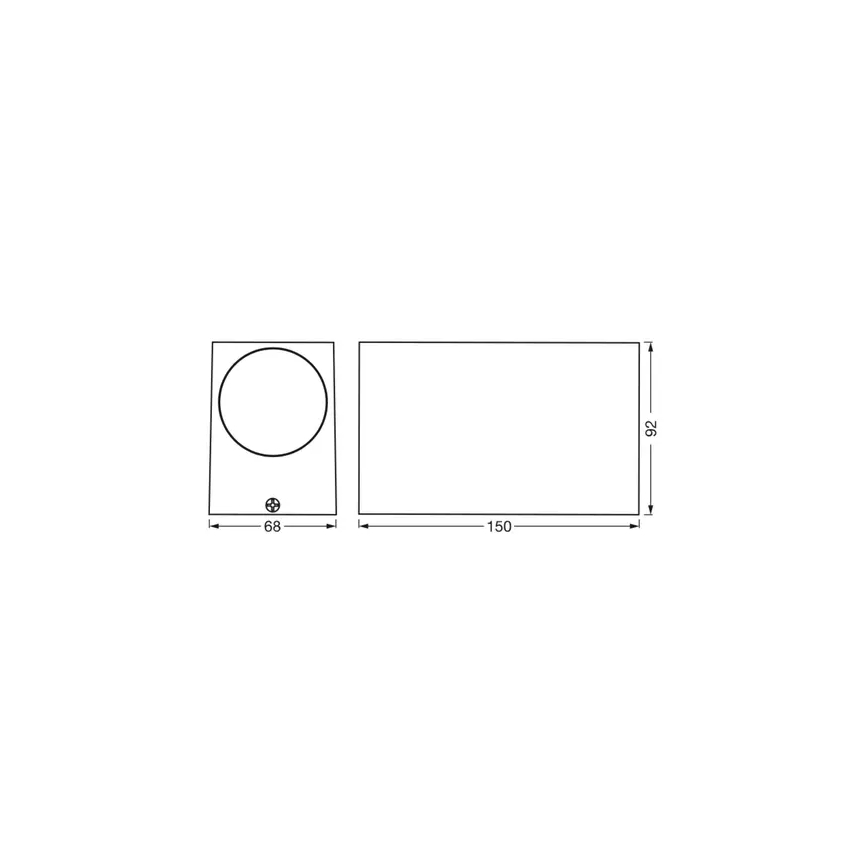 Ledvance - Applique da esterno ENDURA CLASSIC 2xGU10/35W/230V IP44