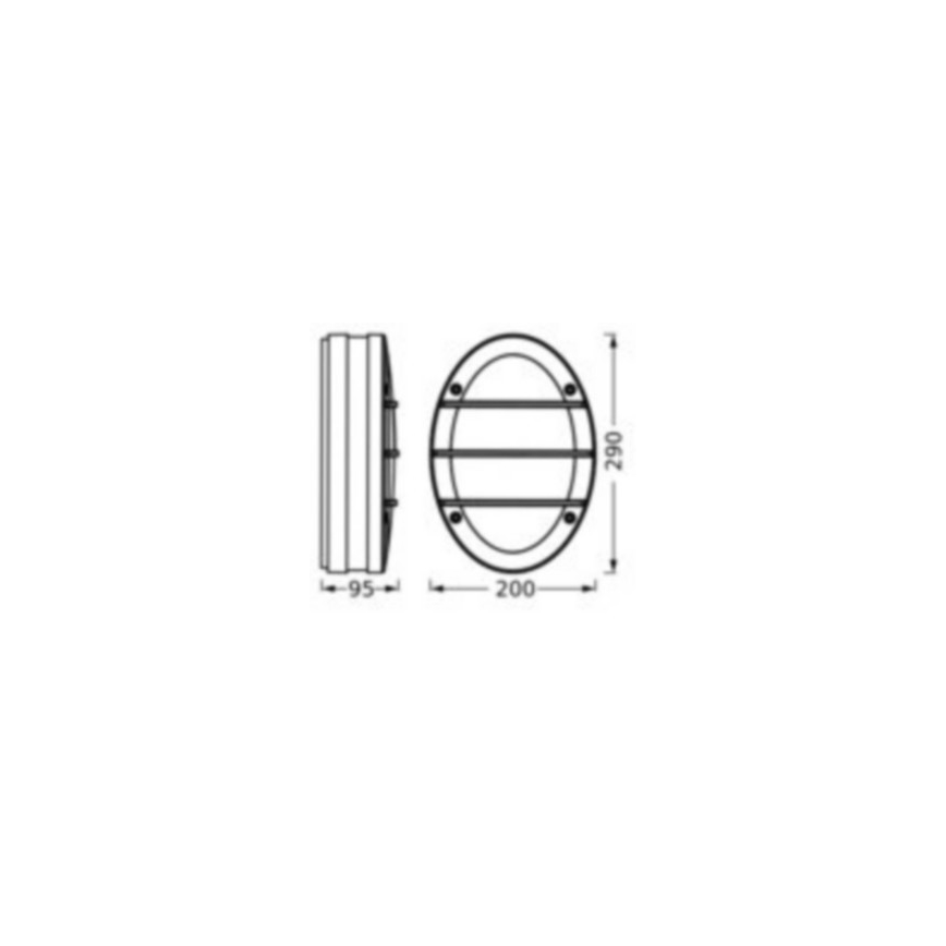 Ledvance - Applique da esterno ORBICK 2xE27/18W/230V IP65
