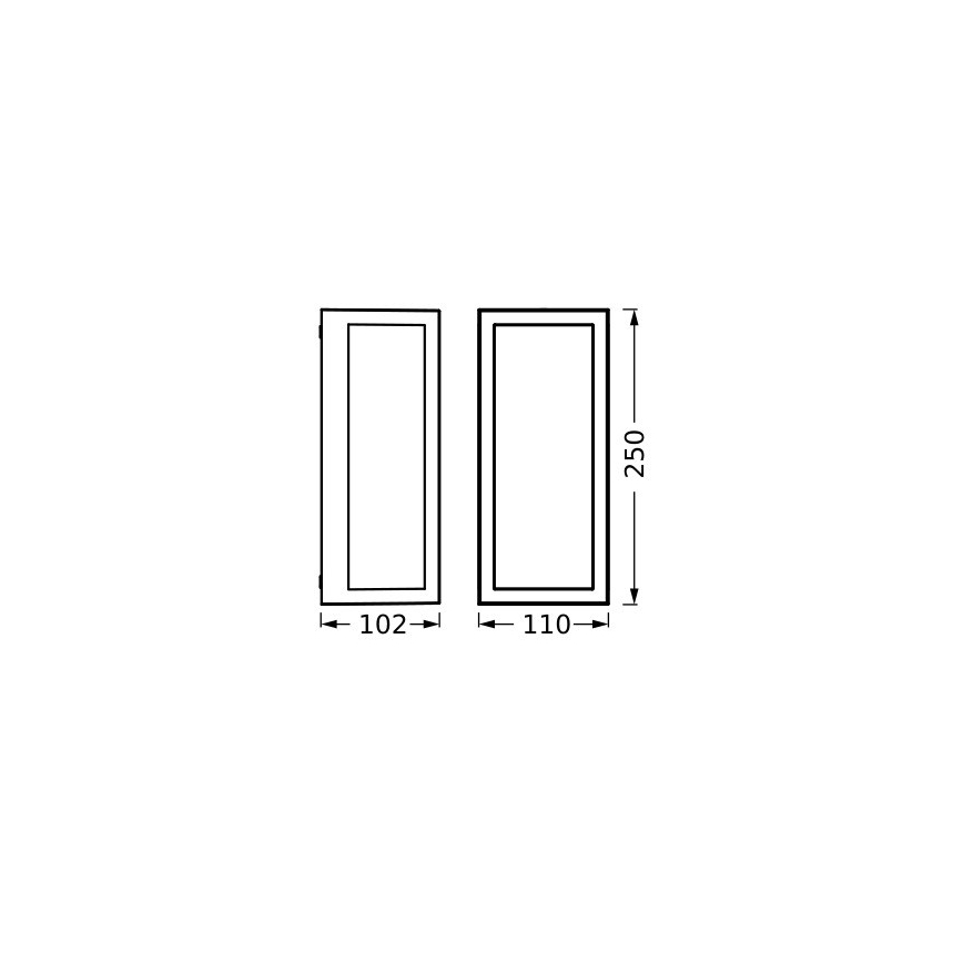 Ledvance - Applique da esterno RADO 1xE27/18W/230V IP65