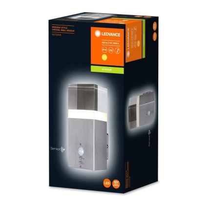 Ledvance - Applique LED da esterno con sensore CRYSTAL 1xLED/5W/230V IP44