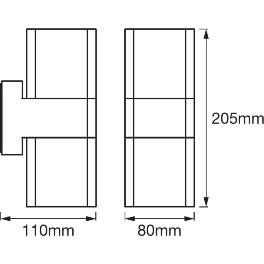 Ledvance - Applique LED RGB da esterno SMART+ CUBE LED/13.5W/230V IP44 Wi-Fi