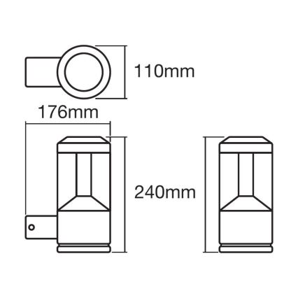 Ledvance - Applique LED RGB dimmerabile SMART+ MODERN LED/12W/230V IP44 BT