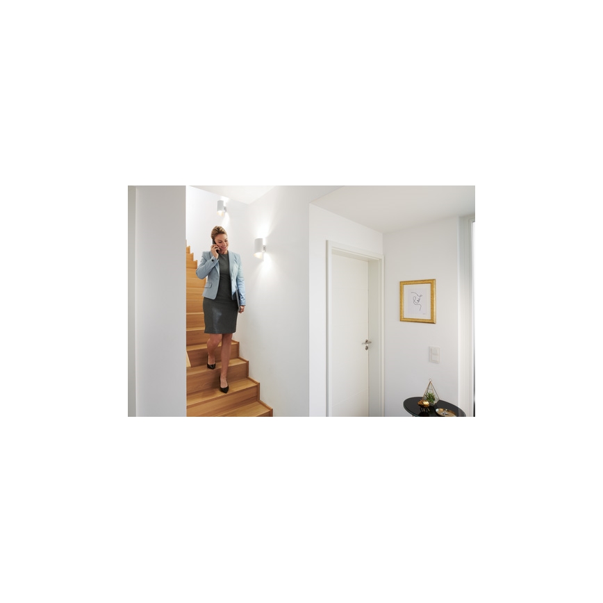 Ledvance - Applique murale à intensité variable SMART+ TWIST LED/12W/230V 3000-6500K Wi-Fi blanche