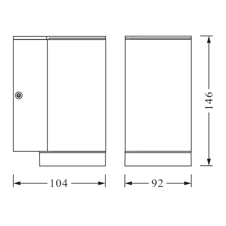 Ledvance - Applique murale d'extérieur BEAM 1xGU10/35W/230V IP44