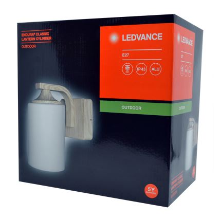 Ledvance - Applique murale d'extérieur CYLINDER 1xE27/60W/230V IP43
