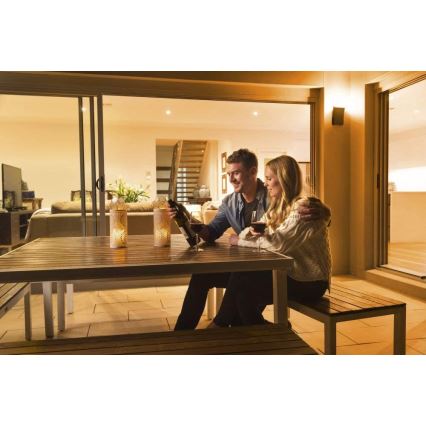 Ledvance - Applique murale LED RVBW extérieur SMART+ CURVE LED/9W/230V IP44 Wi-Fi