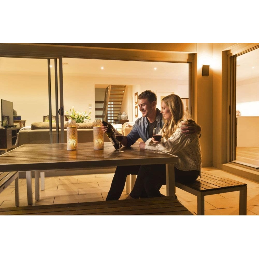 Ledvance - Applique murale LED RVBW extérieur SMART+ CURVE LED/9W/230V IP44 Wi-Fi