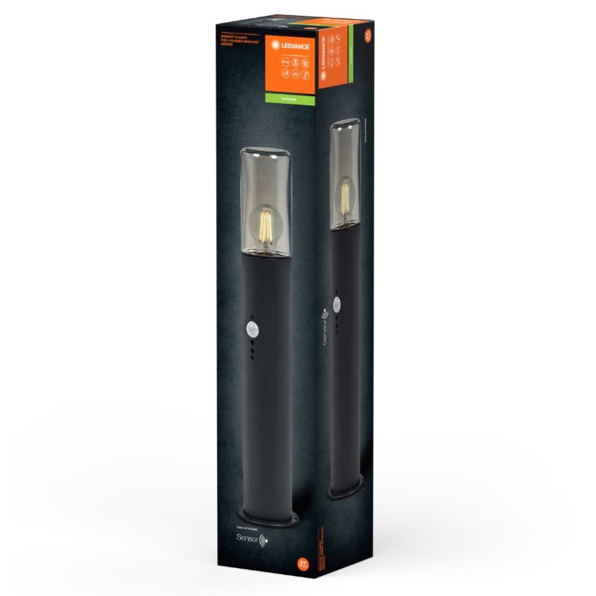 Ledvance - Außenleuchte mit Sensor FIGO CYLINDER 1xE27/20W/230V IP44
