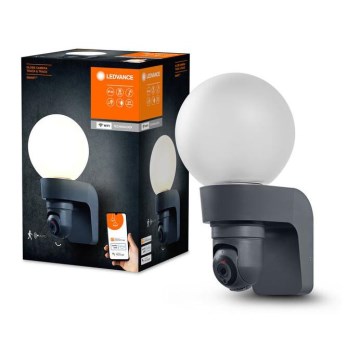 Ledvance - Außenleuchte mit Sensor und Kamera SMART+ 1xE27/15W/230V IP44 Wi-Fi