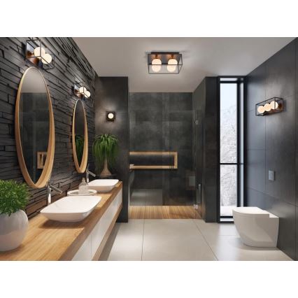 Ledvance - Außenwandleuchte DECOR SQUARE 3xG9/28W/230V IP44