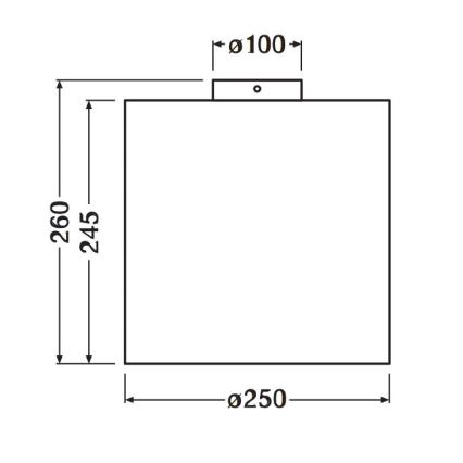 Ledvance - Deckenleuchte DECOR CARDBOARD 1xE27/15W/230V d 25 cm