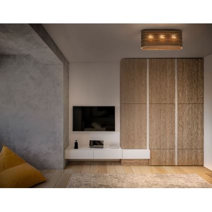 Ledvance - Deckenleuchte DECOR CARDBOARD 3xE27/15W/230V