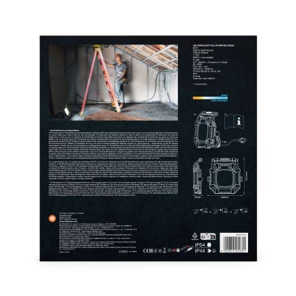 Ledvance - Dimmbare LED-Arbeitsleuchte mit 2 Steckdosen WORKLIGHT VALUE LED/60W/230V IP54