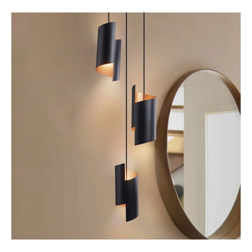 Ledvance – Dimmbare LED-Hängeleuchte an Schnur SMART+ DECOR 3xLED/8W/230V schwarz Wi-Fi