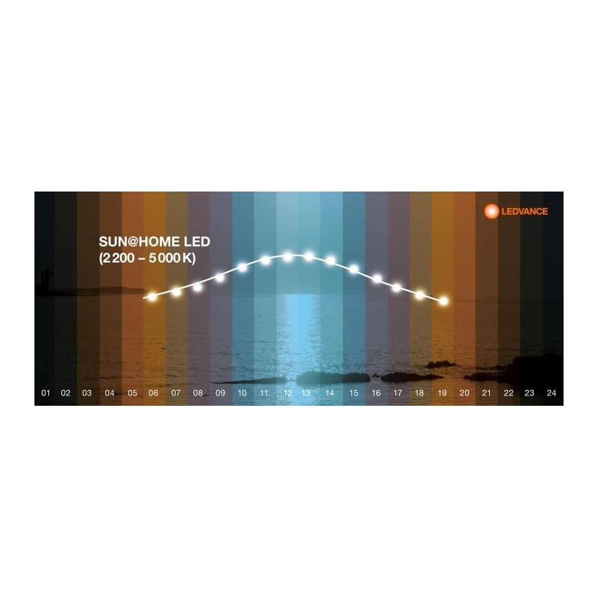 Ledvance - Dimmbare LED-Stehleuchte SUN@HOME LED/36W/230V 2200-5000K CRI 95 Wi-Fi