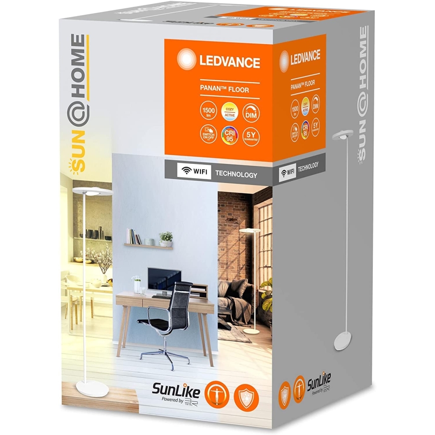 Ledvance - Dimmbare LED-Stehleuchte SUN@HOME LED/36W/230V 2200-5000K CRI 95 Wi-Fi