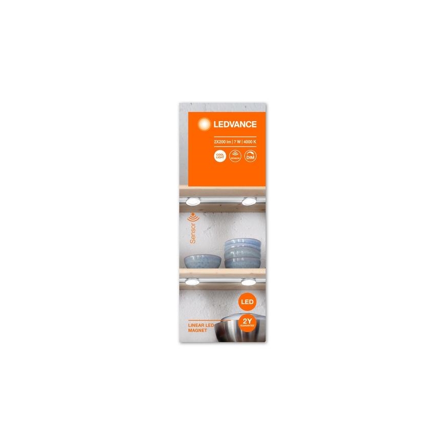 Ledvance - Dimmbare LED-Möbelbeleuchtung mit Sensor LINEAR 2xLED/3,5W/230V