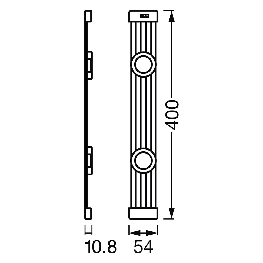 Ledvance - Dimmbare LED-Möbelbeleuchtung mit Sensor LINEAR 2xLED/3,5W/230V
