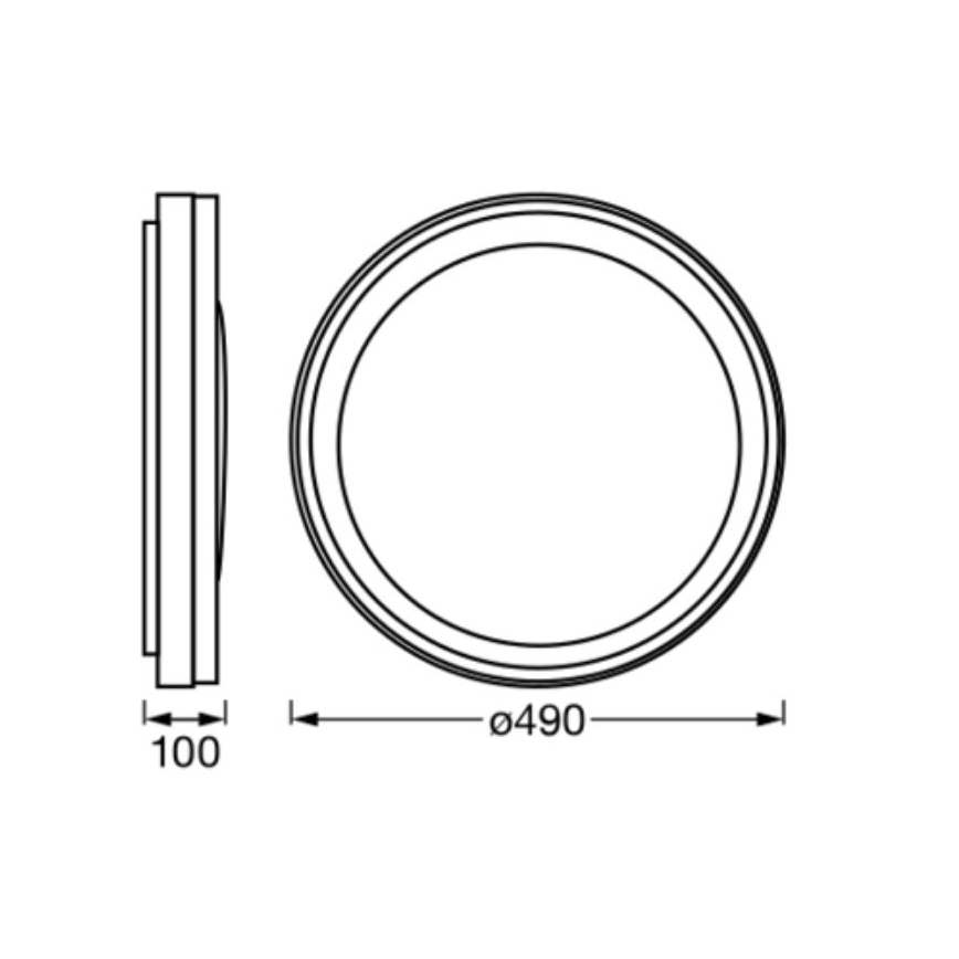 Ledvance - Dimmbare LED-RGBW-Deckenleuchte SMART+ MAGIC LED/38W/230V 2700-6500K Wi-Fi