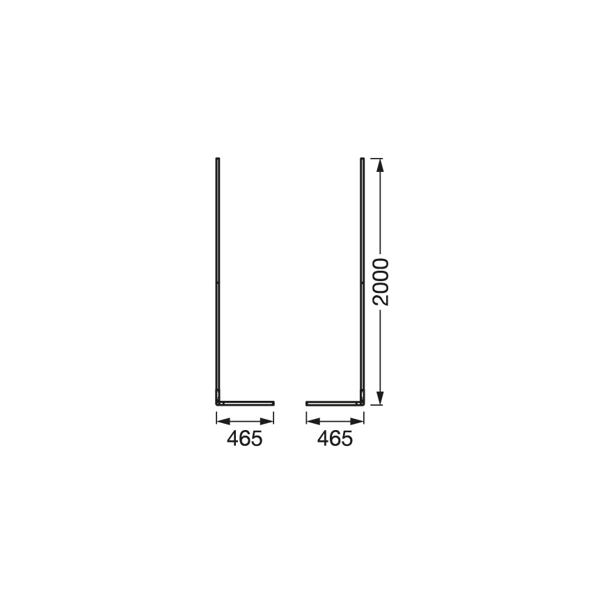 Ledvance – Dimmbare LED-RGBW-Stehleuchte SMART+ FLOOR LED/20W/230V 2700-6500K Wi-Fi schwarz + Fernbedienung