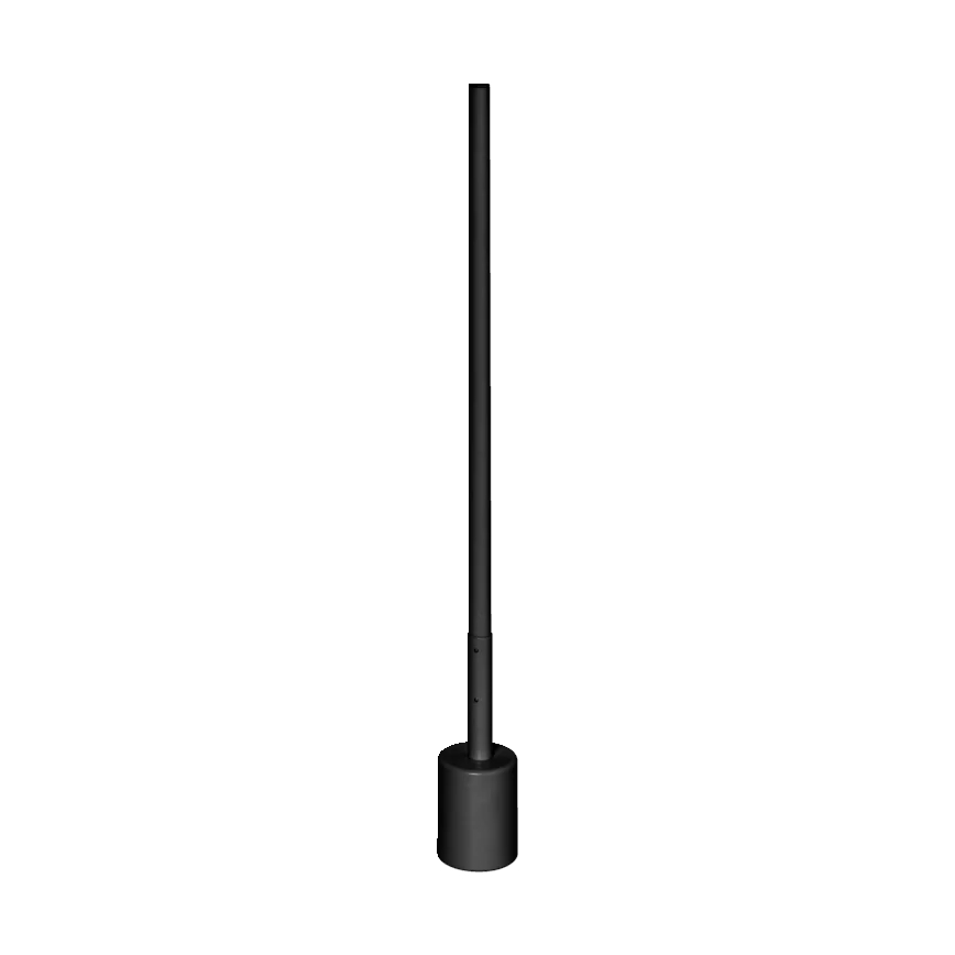 Ledvance – Dimmbare LED-RGBW-Stehleuchte SMART+ FLOOR LED/8W/230V 2700-6500K Wi-Fi schwarz + Fernbedienung