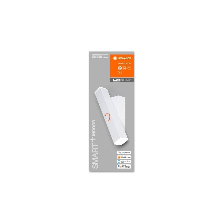 Ledvance - LED dimmbare Wandleuchte SMART+ CROSS 2xLED/6W/230V 3000-6500K Wi-Fi