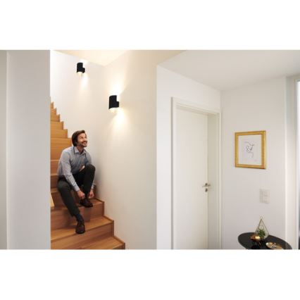 Ledvance - LED dimmbare Wandleuchte SMART+ TWIST LED/12W/230V 3000-6500K Wi-Fi schwarz