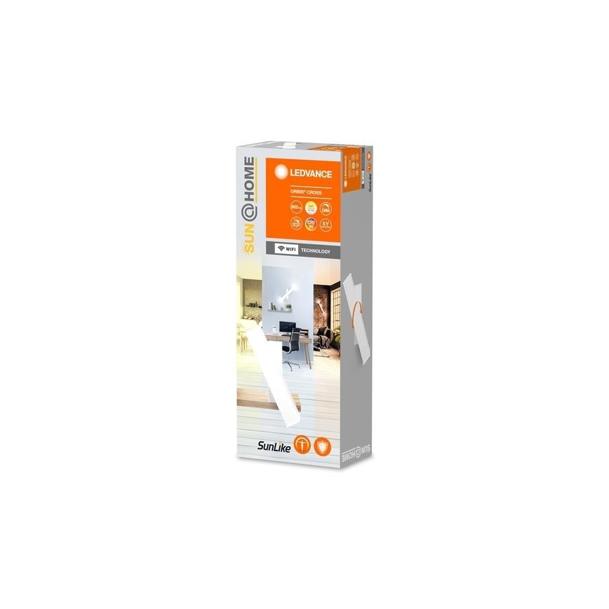Ledvance - Dimmbare LED-Wandleuchte SUN@HOME CROSS 2xLED/6W/230V Wi-Fi