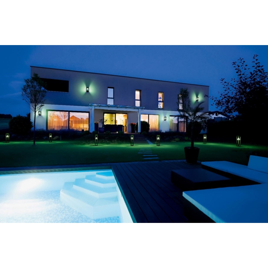 Ledvance - Applique solaire RGBW à intensité variable avec détecteur de mouvement et de crépuscule SMART+ ALPS LED/6W/3,7V 2200 mAh 3000K IP44