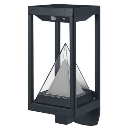 Ledvance - Applique solaire RGBW à intensité variable avec détecteur de mouvement et de crépuscule SMART+ ALPS LED/6W/3,7V 2200 mAh 3000K IP44