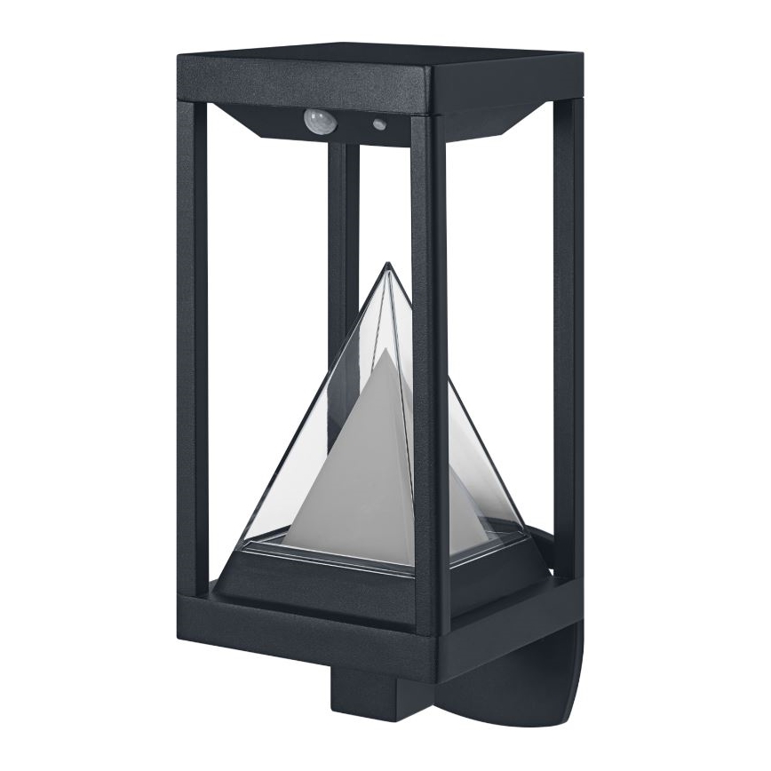 Ledvance - Applique solaire RGBW à intensité variable avec détecteur de mouvement et de crépuscule SMART+ ALPS LED/6W/3,7V 2200 mAh 3000K IP44