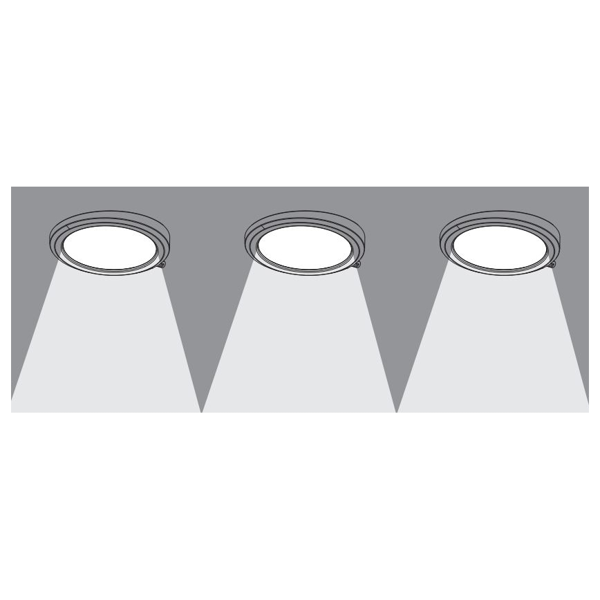 Ledvance - ENSEMBLE x3 Réglette LED de cuisine à intensité variable SMART+ LED/6,5W/230V Wi-Fi
