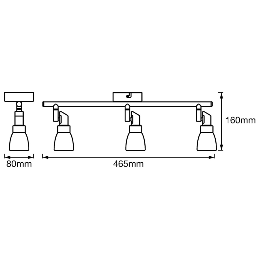 Ledvance - Faretto LED SPOT 3xG9/2W/230V