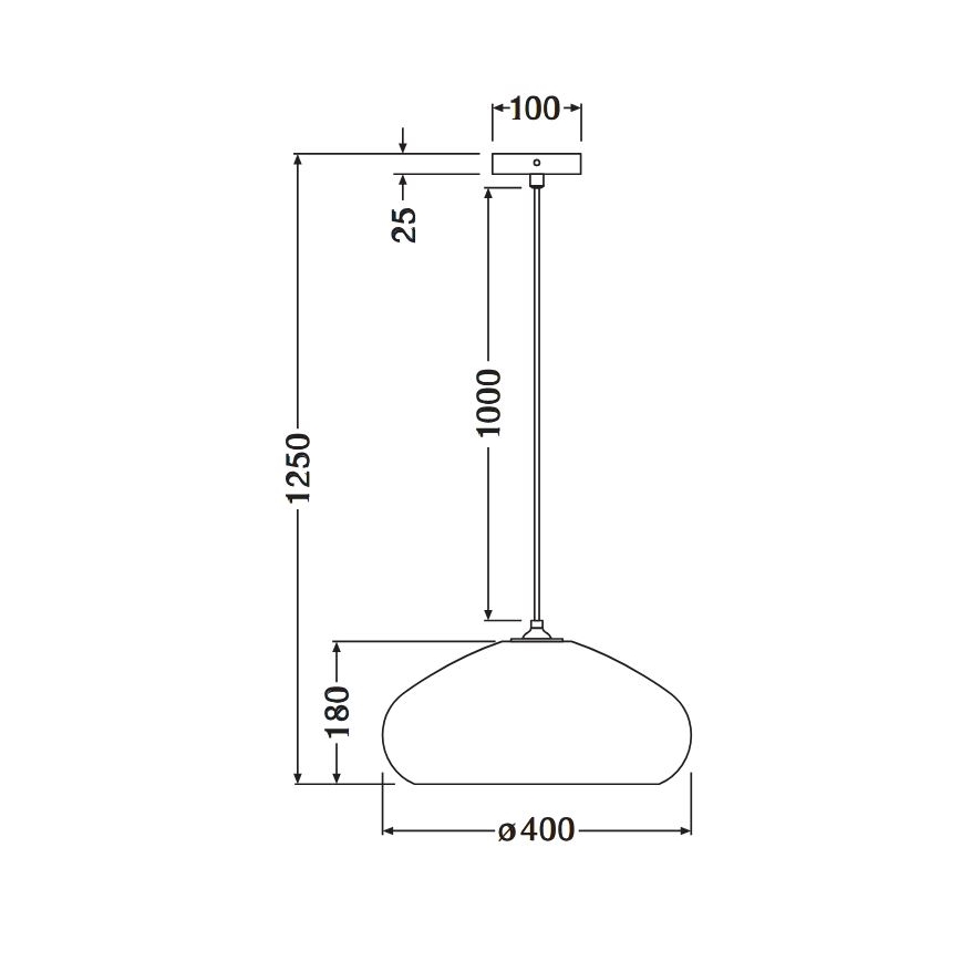 Ledvance - Hängeleuchte DECOR CARDBOARD 1xE27/15W/230V d 40 cm