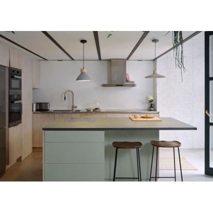 Ledvance - Hängeleuchte DECOR CONCRETE 1xE27/15W/230V d 22 cm Beton grau